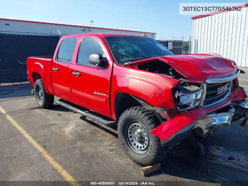 2007 GMC Sierra 1500 Sl VIN: 3GTEC13C77G546762 Lot: 40556807