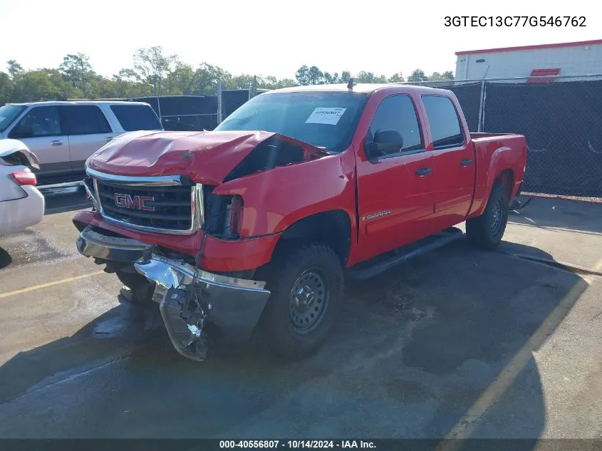 2007 GMC Sierra 1500 Sl VIN: 3GTEC13C77G546762 Lot: 40556807