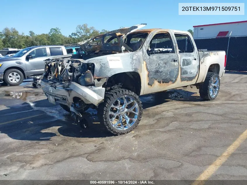 2007 GMC Sierra 1500 Slt VIN: 2GTEK13M971509751 Lot: 40591596