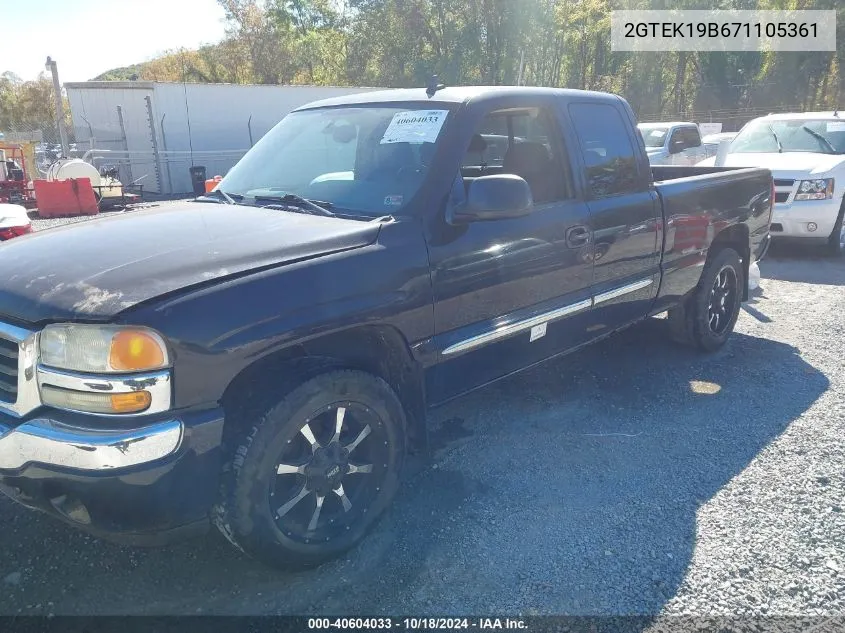 2GTEK19B671105361 2007 GMC Sierra 1500 Classic Slt