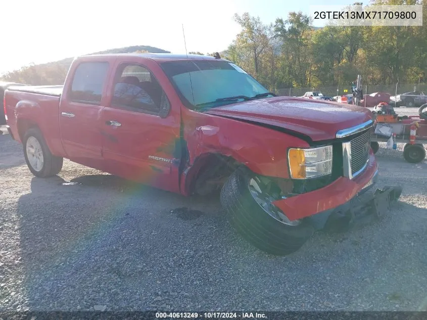 2007 GMC Sierra 1500 Sle2 VIN: 2GTEK13MX71709800 Lot: 40613249