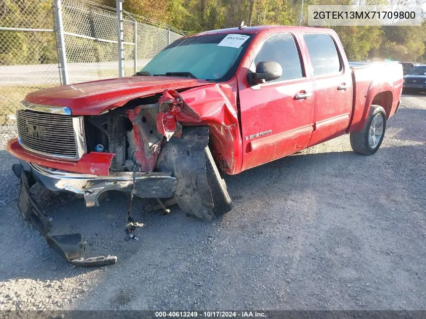 2007 GMC Sierra 1500 Sle2 VIN: 2GTEK13MX71709800 Lot: 40613249