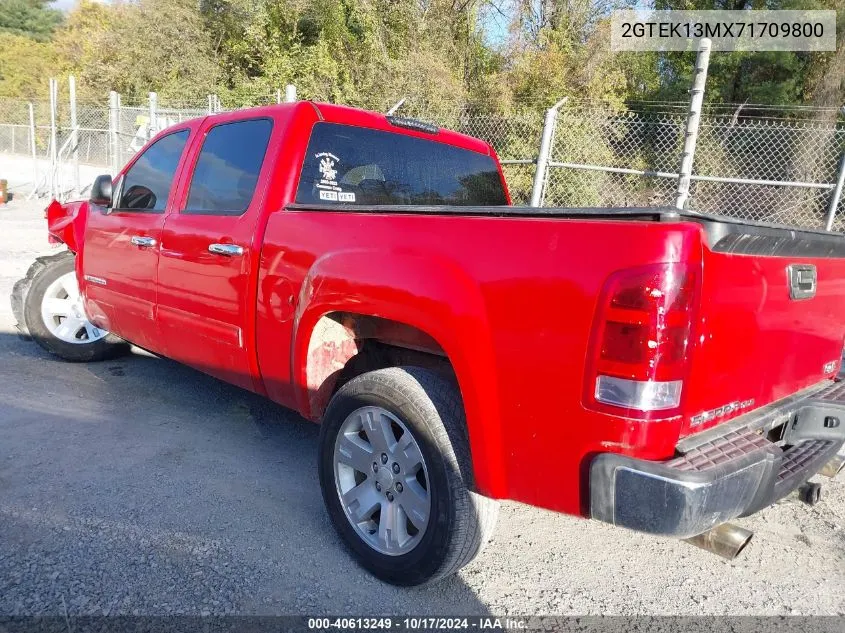 2007 GMC Sierra 1500 Sle2 VIN: 2GTEK13MX71709800 Lot: 40613249