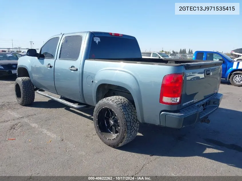 2007 GMC Sierra 1500 Sle1 VIN: 2GTEC13J971535415 Lot: 40622262