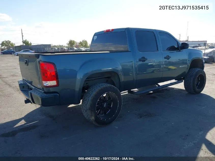 2007 GMC Sierra 1500 Sle1 VIN: 2GTEC13J971535415 Lot: 40622262