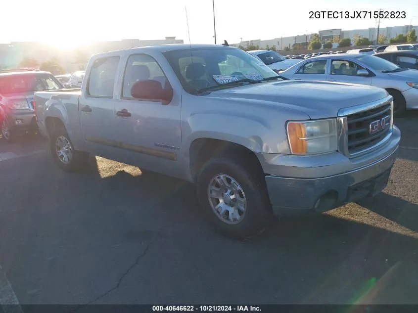 2007 GMC Sierra 1500 Sle2 VIN: 2GTEC13JX71552823 Lot: 40646622