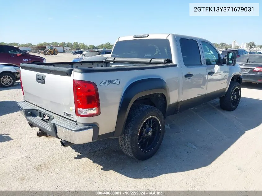 2007 GMC Sierra 1500 Sle1 VIN: 2GTFK13Y371679031 Lot: 40658081