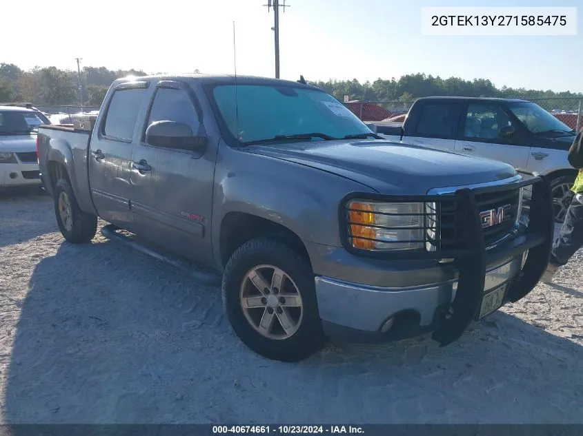 2007 GMC Sierra 1500 Slt VIN: 2GTEK13Y271585475 Lot: 40674661