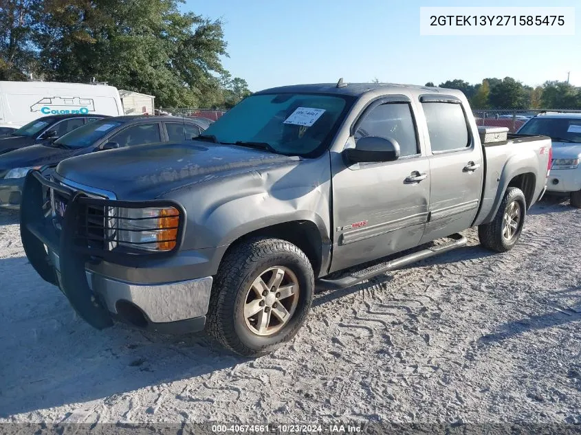 2007 GMC Sierra 1500 Slt VIN: 2GTEK13Y271585475 Lot: 40674661