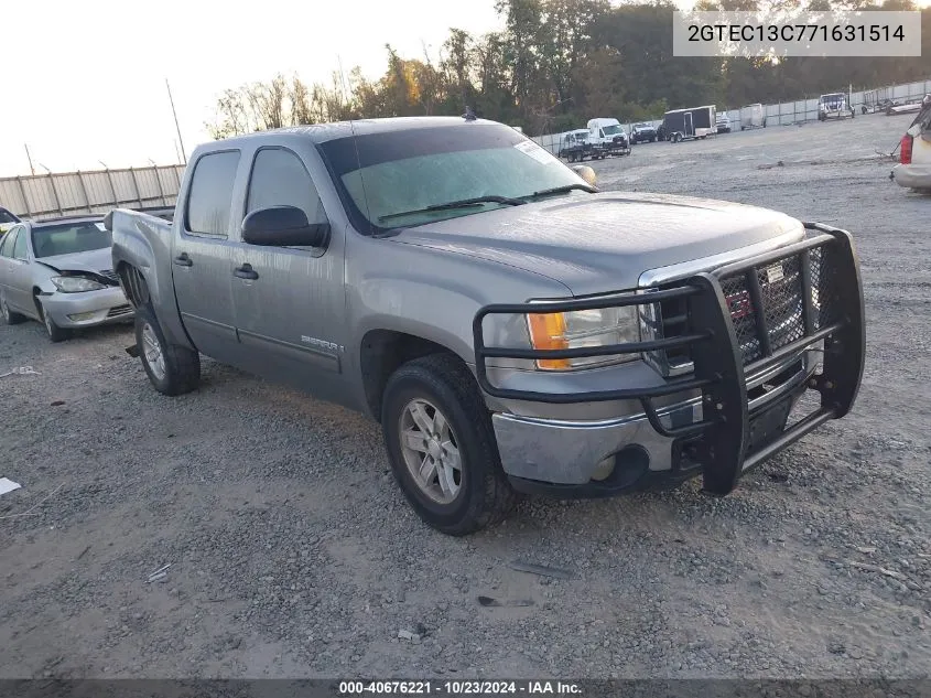 2007 GMC Sierra 1500 Sle1 VIN: 2GTEC13C771631514 Lot: 40676221