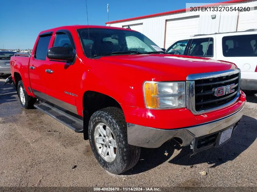 3GTEK13327G544260 2007 GMC Sierra 1500 Sle1