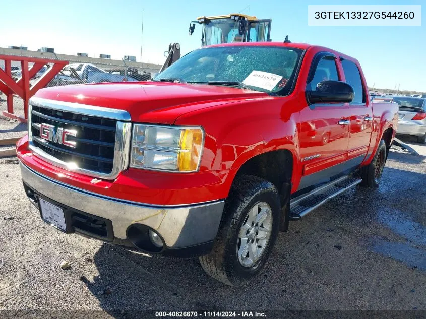 3GTEK13327G544260 2007 GMC Sierra 1500 Sle1