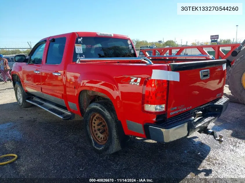 3GTEK13327G544260 2007 GMC Sierra 1500 Sle1