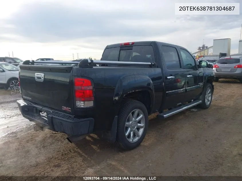 2GTEK638781304687 2008 GMC Sierra 1500