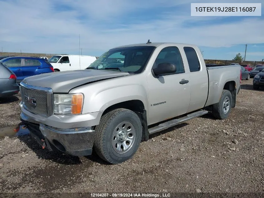 1GTEK19J28E116087 2008 GMC Sierra 1500