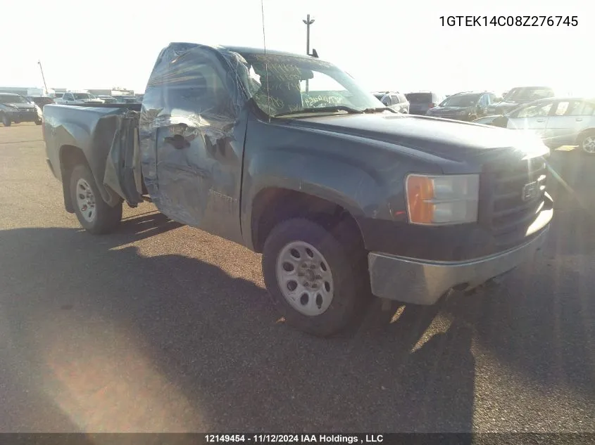 2008 GMC Sierra 1500 VIN: 1GTEK14C08Z276745 Lot: 12149454