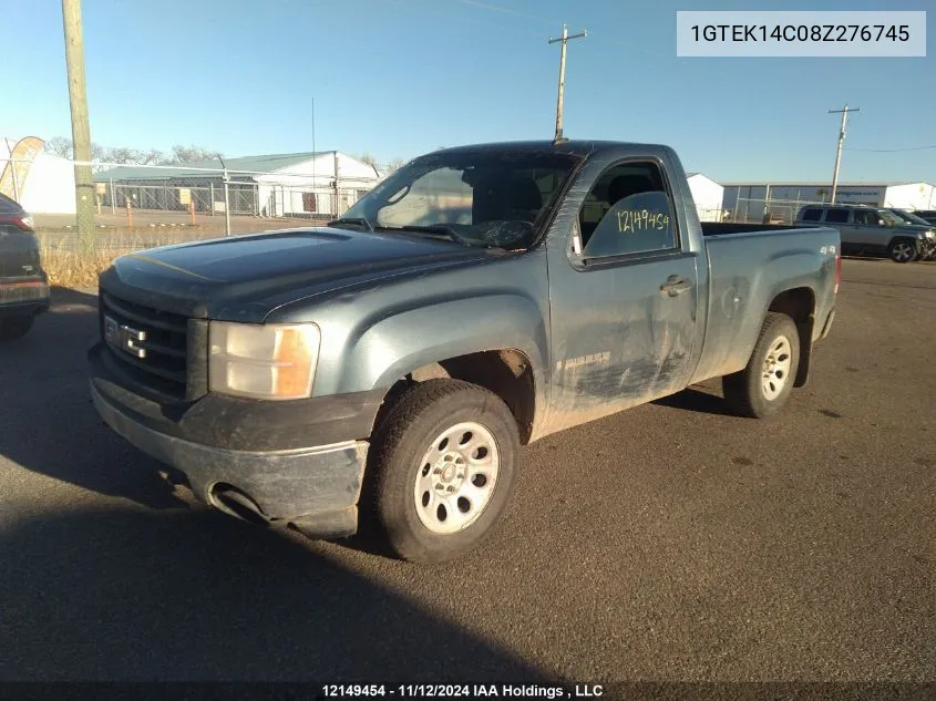 2008 GMC Sierra 1500 VIN: 1GTEK14C08Z276745 Lot: 12149454