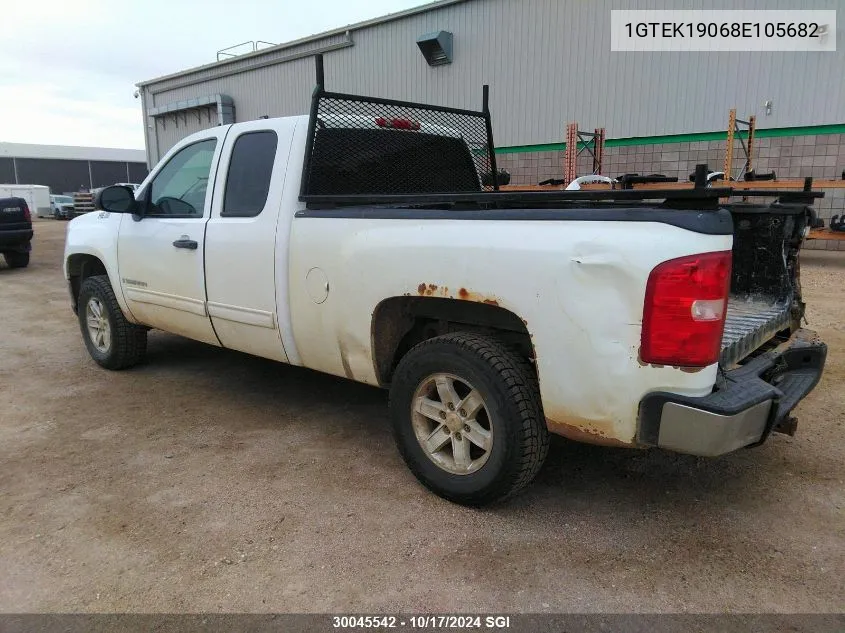 1GTEK19068E105682 2008 GMC Sierra K1500