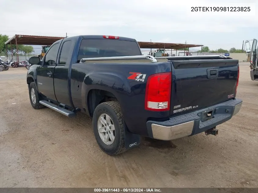 2008 GMC Sierra 1500 Sle1 VIN: 2GTEK190981223825 Lot: 39611443