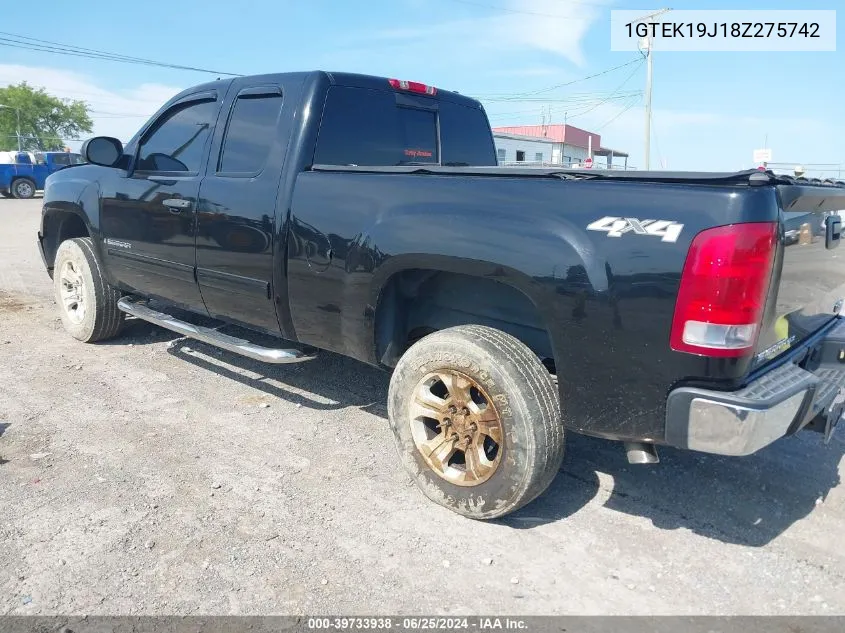 1GTEK19J18Z275742 2008 GMC Sierra 1500 Sle1