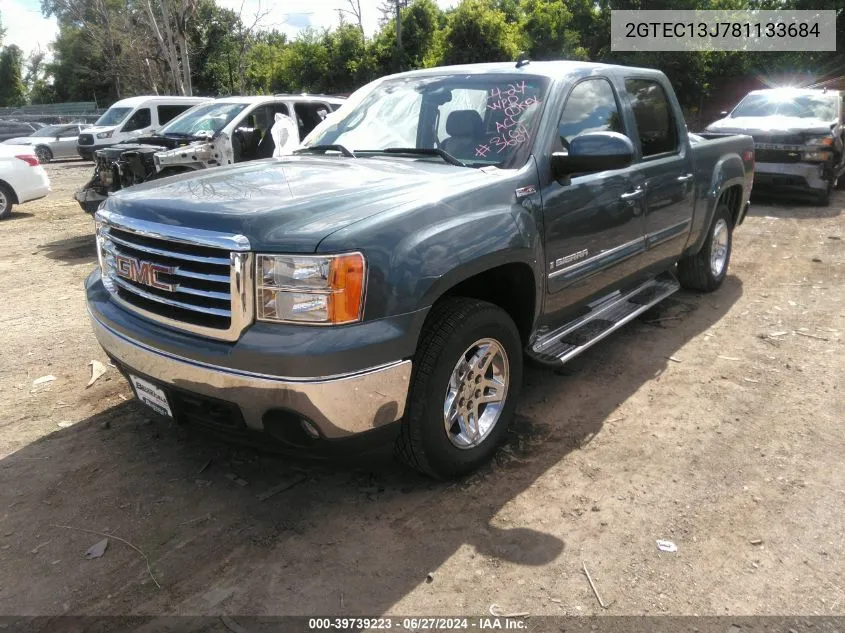 2GTEC13J781133684 2008 GMC Sierra 1500 Slt