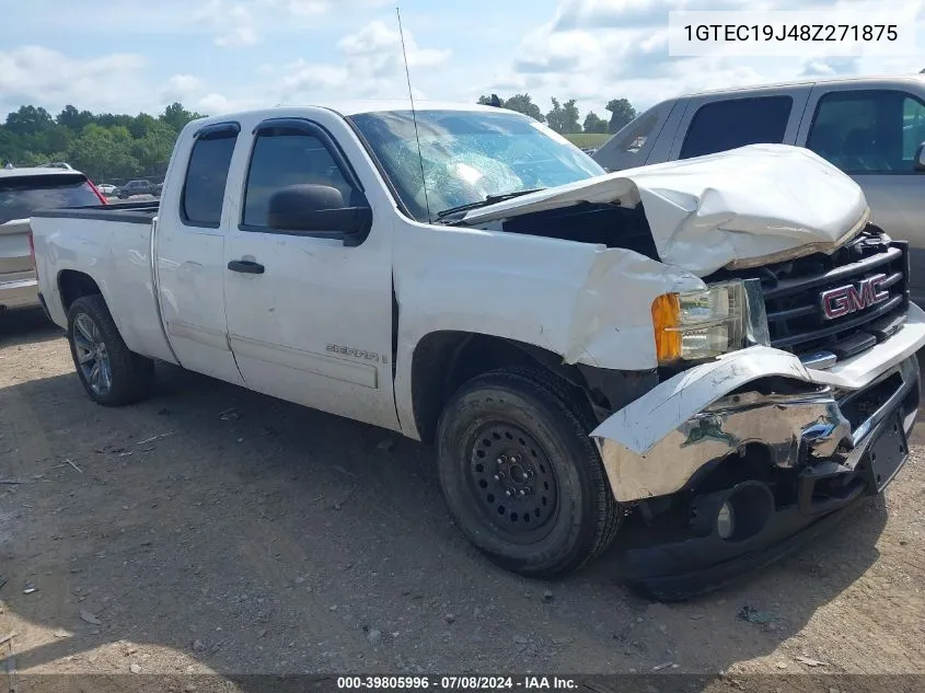 1GTEC19J48Z271875 2008 GMC Sierra 1500 Sle1