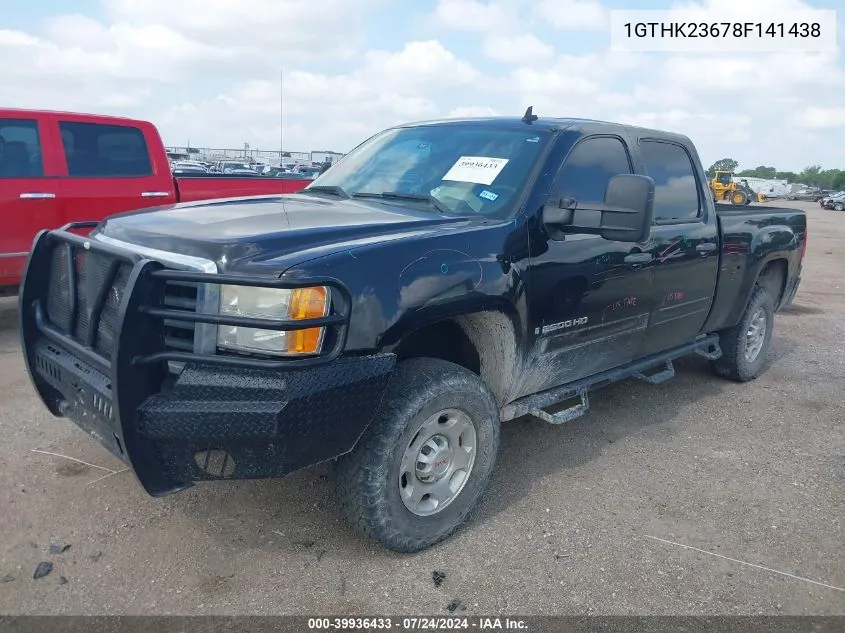 2008 GMC Sierra 2500Hd Sle1 VIN: 1GTHK23678F141438 Lot: 39936433