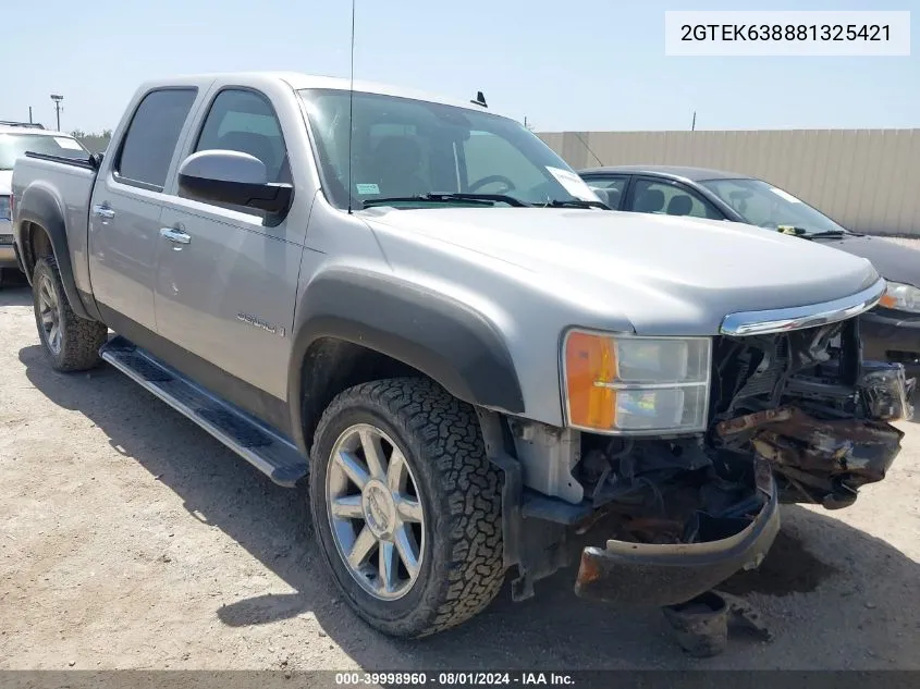 2008 GMC Sierra 1500 Denali VIN: 2GTEK638881325421 Lot: 39998960