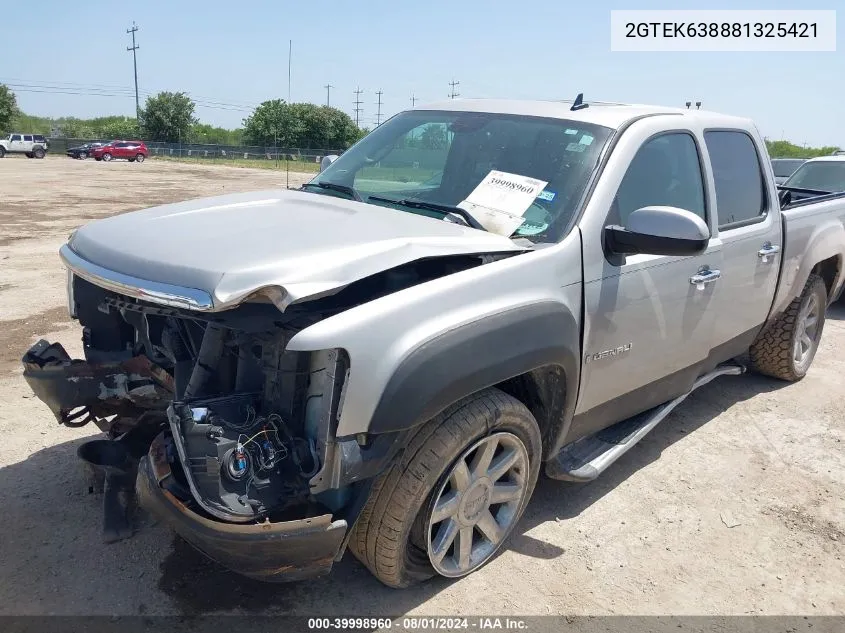 2008 GMC Sierra 1500 Denali VIN: 2GTEK638881325421 Lot: 39998960