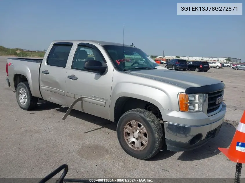 3GTEK13J78G272871 2008 GMC Sierra 1500 Sle1