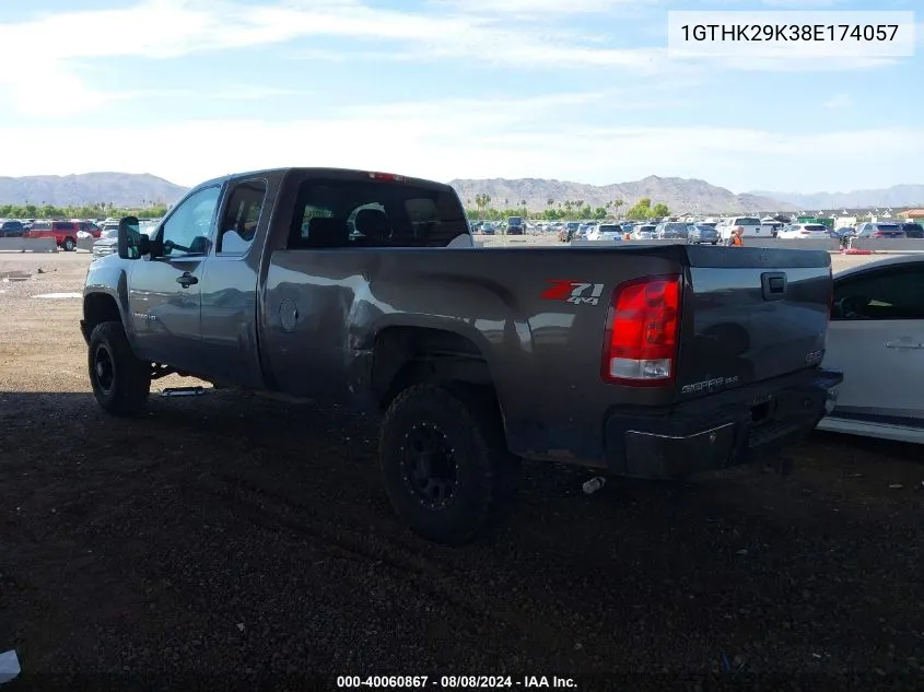 1GTHK29K38E174057 2008 GMC Sierra 2500Hd Sle1