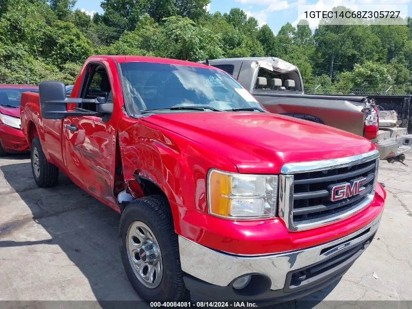 2008 GMC Sierra 1500 Work Truck VIN: 1GTEC14C68Z305727 Lot: 40084081