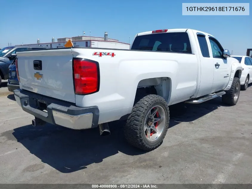 2008 GMC Sierra 2500Hd Sle2 VIN: 1GTHK29618E171676 Lot: 40088908