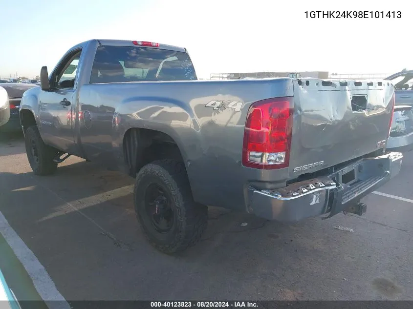 1GTHK24K98E101413 2008 GMC Sierra 2500Hd Work Truck