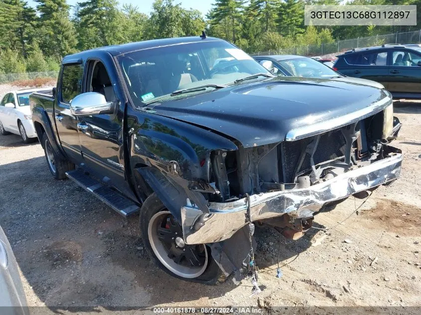 2008 GMC Sierra 1500 Sl VIN: 3GTEC13C68G112897 Lot: 40161878