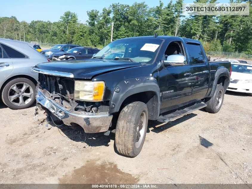 2008 GMC Sierra 1500 Sl VIN: 3GTEC13C68G112897 Lot: 40161878