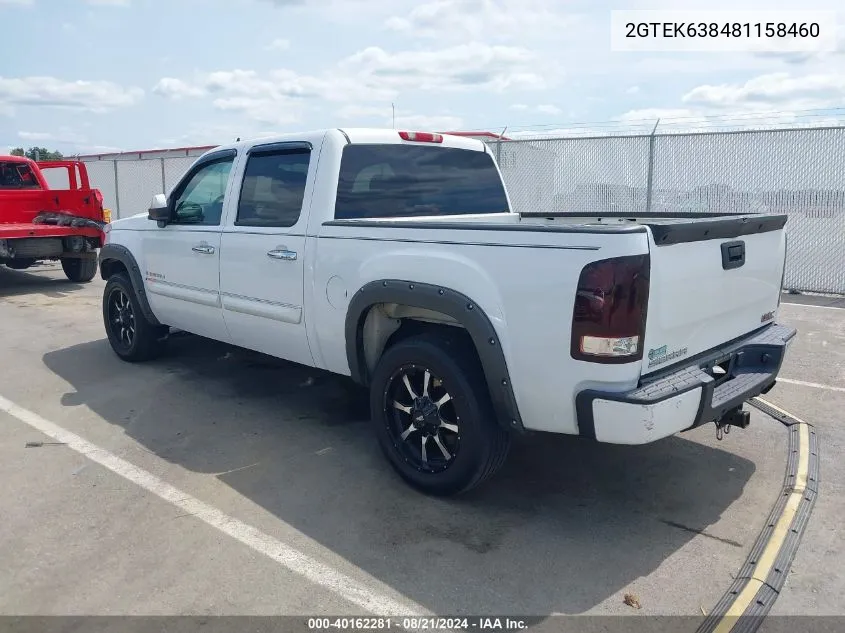 2008 GMC Sierra 1500 Denali VIN: 2GTEK638481158460 Lot: 40162281