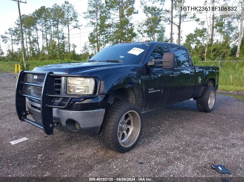 2008 GMC Sierra 2500Hd Sle2 VIN: 1GTHK23618F106832 Lot: 40193120