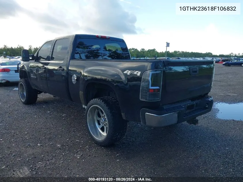 1GTHK23618F106832 2008 GMC Sierra 2500Hd Sle2