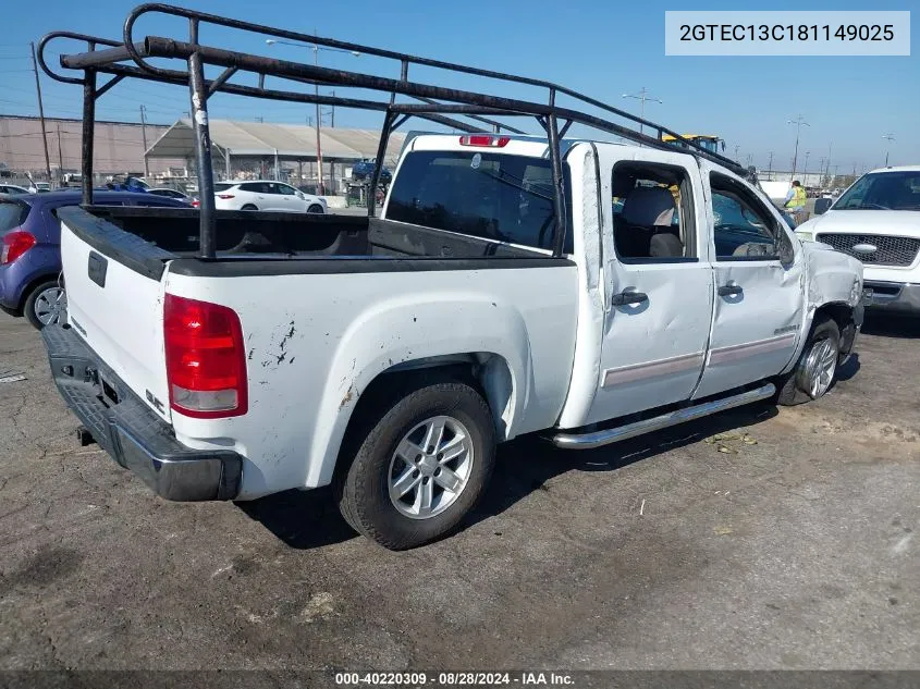 2GTEC13C181149025 2008 GMC Sierra 1500 Sl