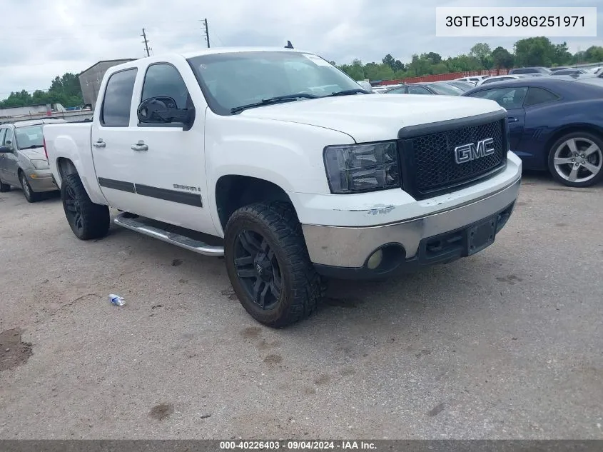 3GTEC13J98G251971 2008 GMC Sierra 1500 Sle1