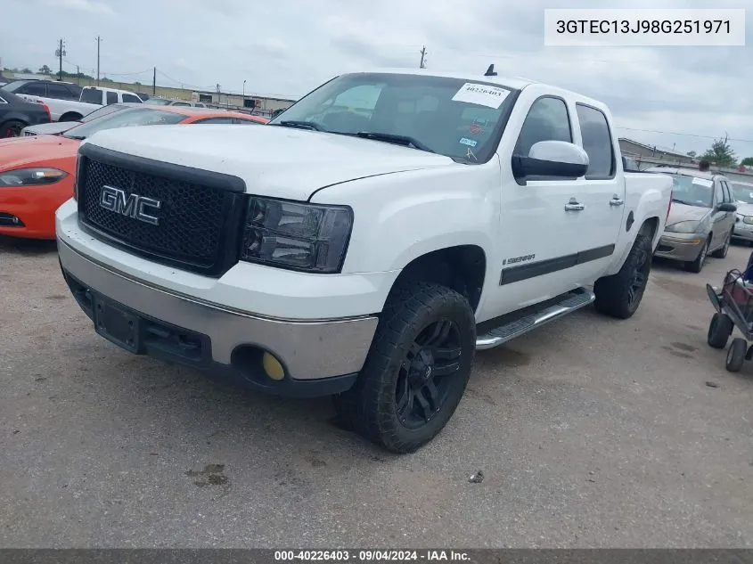 3GTEC13J98G251971 2008 GMC Sierra 1500 Sle1