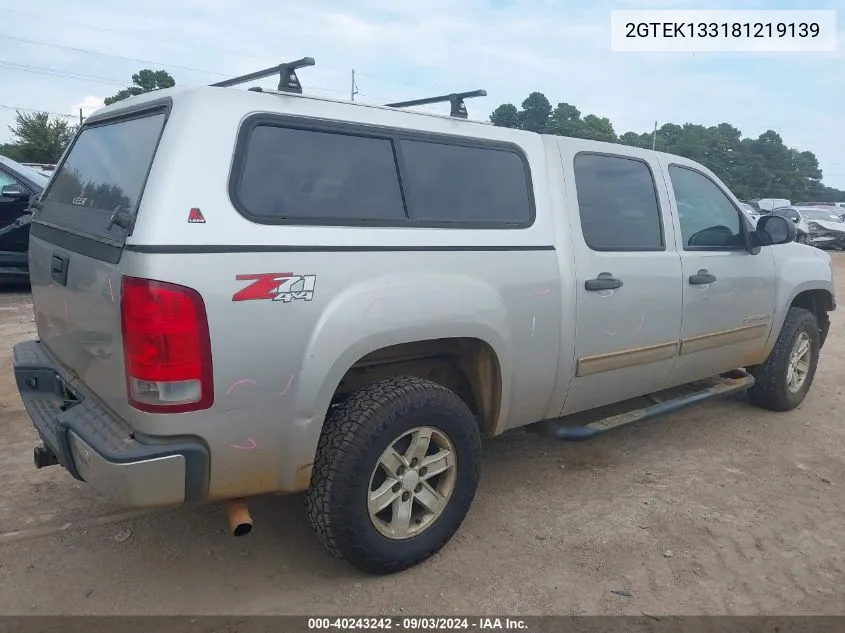 2GTEK133181219139 2008 GMC Sierra 1500 Sle1