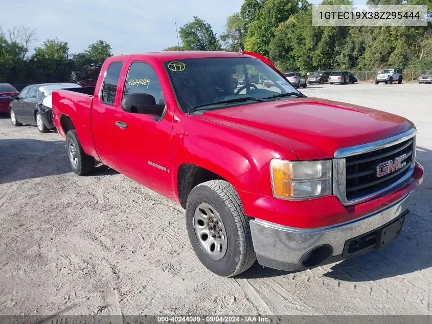 2008 GMC Sierra C1500 VIN: 1GTEC19X38Z295444 Lot: 40244089