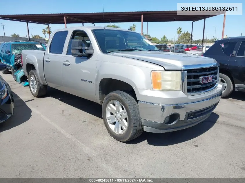 2008 GMC Sierra C1500 VIN: 3GTEC13J98G132611 Lot: 40245611