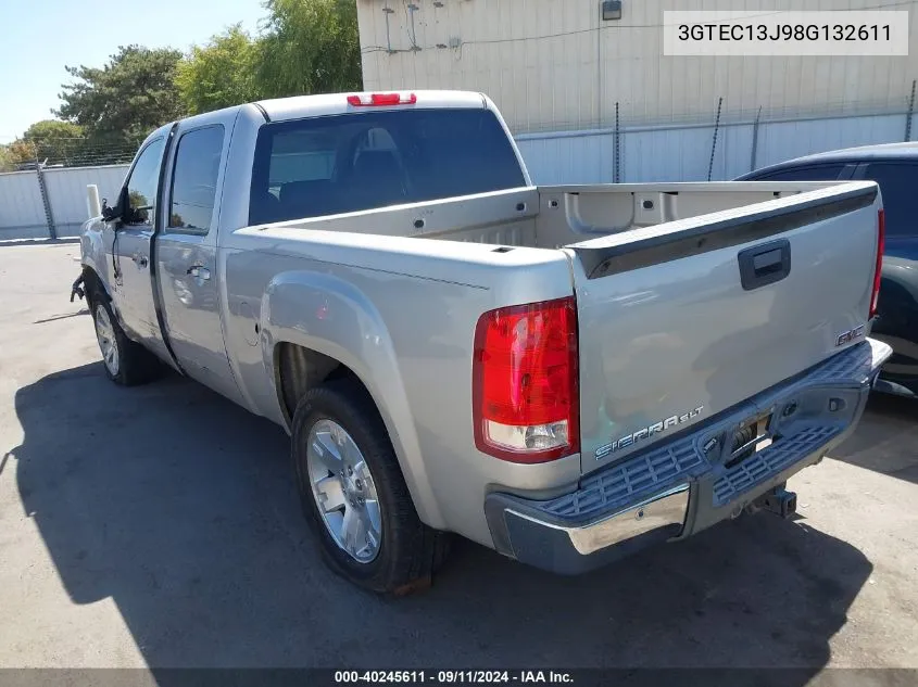 2008 GMC Sierra C1500 VIN: 3GTEC13J98G132611 Lot: 40245611