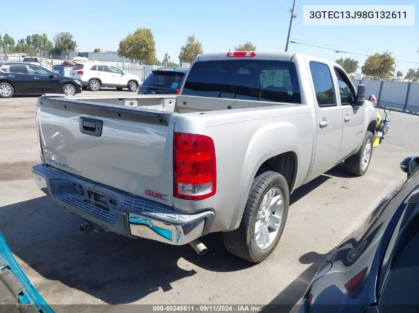 2008 GMC Sierra C1500 VIN: 3GTEC13J98G132611 Lot: 40245611