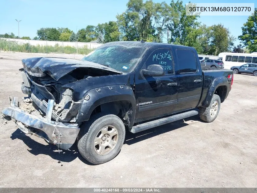 2008 GMC Sierra 1500 Sle1 VIN: 3GTEK13M68G120770 Lot: 40248168