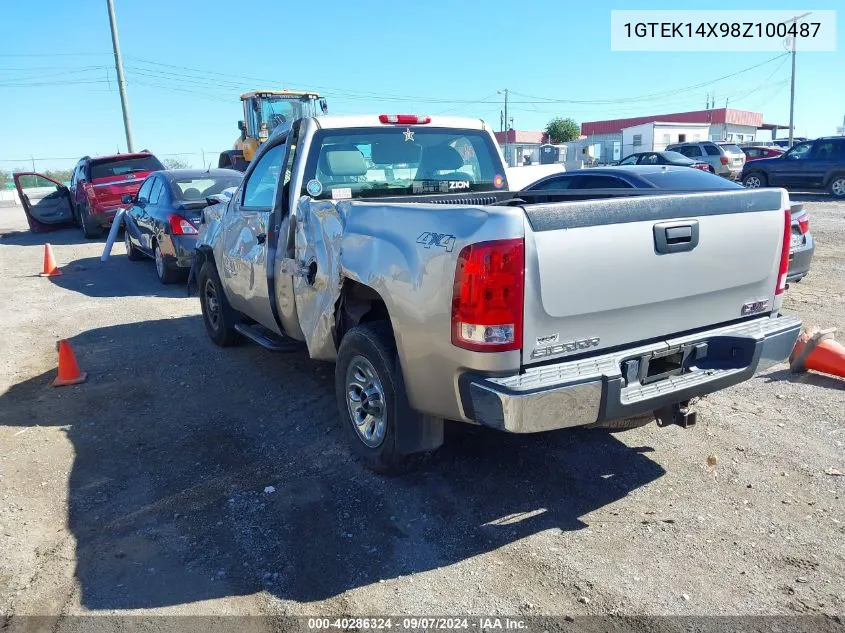 1GTEK14X98Z100487 2008 GMC Sierra 1500 Work Truck