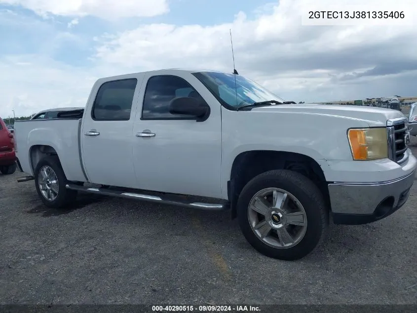 2008 GMC Sierra 1500 Sle1 VIN: 2GTEC13J381335406 Lot: 40290515